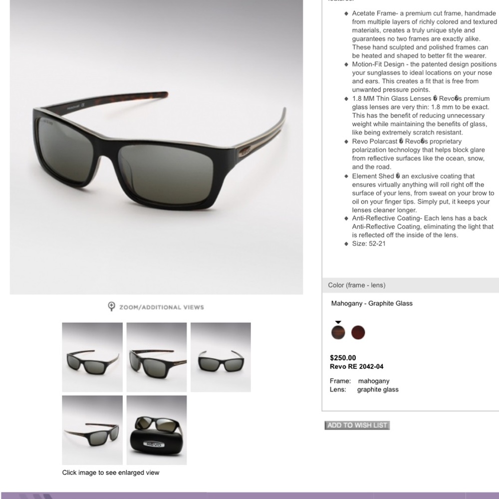 Revo Headwall Polarized Sunglasses - unisex - Picture 2 of 8